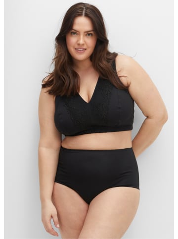 sheego Bügelloser BH in schwarz