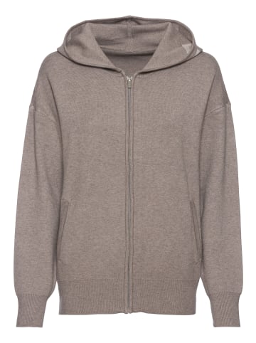 ELBSAND Strickjacke in taupe