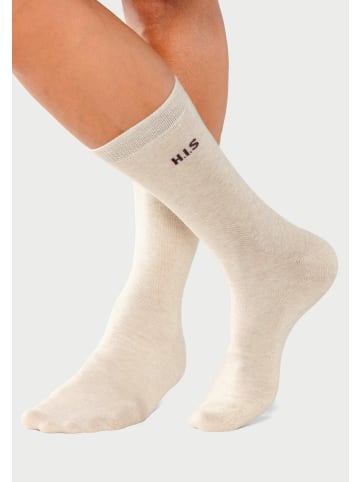 H.I.S Socken in marine, orange, khaki, beige, grau, braun, schwarz