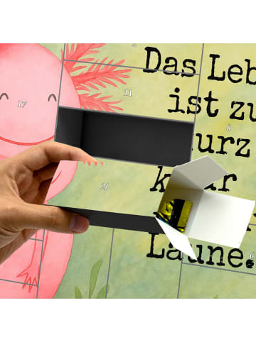 Mr. & Mrs. Panda Befüllbarer Adventskalender Axolotl Glücklich D... in Weiß