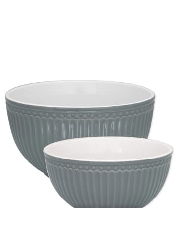 Greengate Schüssel 2er-Set Alice Everyday in stone grey