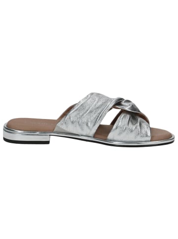 Caprice Pantolette in SILVER METAL.