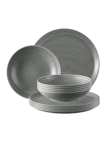 Seltmann Weiden 12er Set Tafelservice Terra in Perlgrau