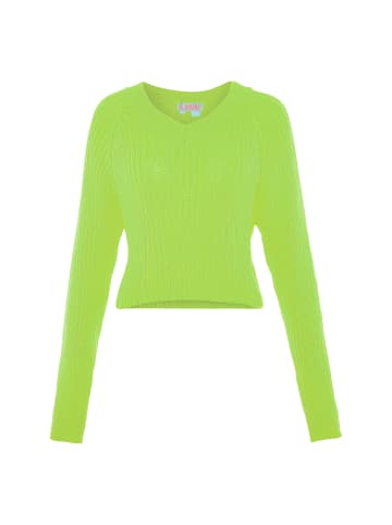 Libbi Damen Sweater in LIMETTE