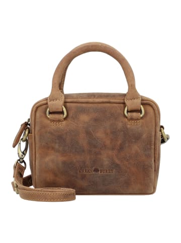 Greenburry Vintage Mini Bag Handtasche Leder 18 cm brown