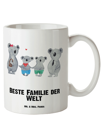 Mr. & Mrs. Panda XL Tasse Koala Familie zwei mit Spruch in Weiß