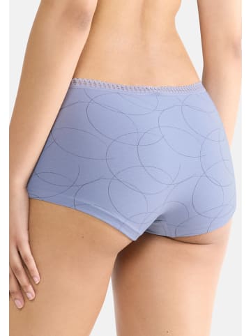 Sloggi Short Slip GO Crush in Lila / grün / blau