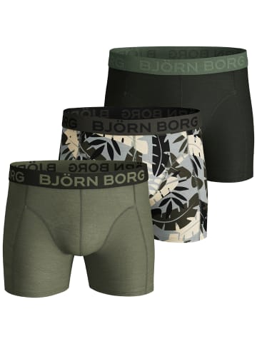 Björn Borg Boxershorts Jungle Sammy 3er Pack in gruen