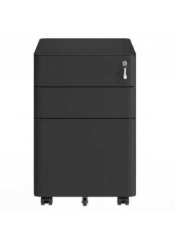 SONGMICS Aktenschrank Berend in Schwarz - (B)39 x (H)59 x (T)50 cm