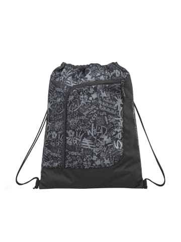 Satch Sportbeutel "Street Ink" in Schwarz