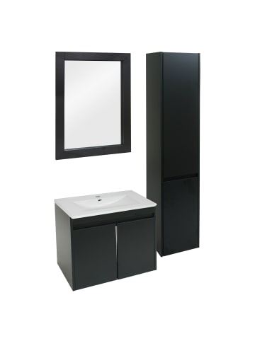 MCW Badezimmerset L86, Schwarz