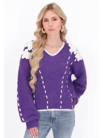 IZIA Women Sweater in violet