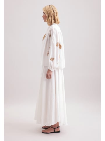 Seidensticker Stehkragenbluse Oversized in Ecru