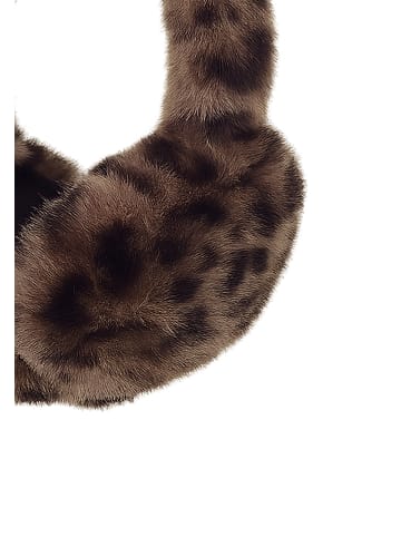 Faera Ohrwärmer mit Kunstfell in Braun