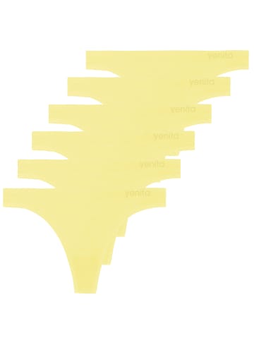 Yenita® 6er Pack Seamless Basic String in lemonade