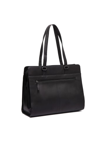 The Chesterfield Brand Fidenza Schultertasche Leder 40 cm Laptopfach in black