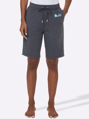 WITT WEIDEN Bermudas in schwarz + grau-meliert