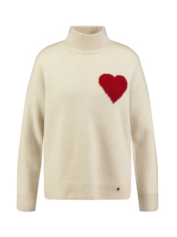 KEY LARGO Pullover 'TENDER' in beige-meliert