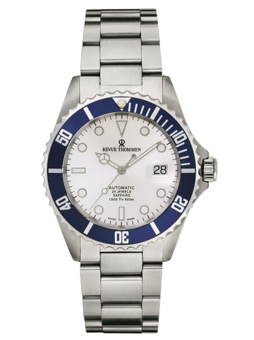 Revue Thommen Analoguhr für Herren in silber