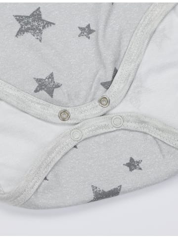 TupTam Baby Jungen Achselbody 5er Pack in grau/weiß