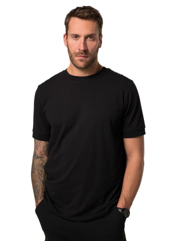 JP1880 Kurzarm T-Shirt in schwarz