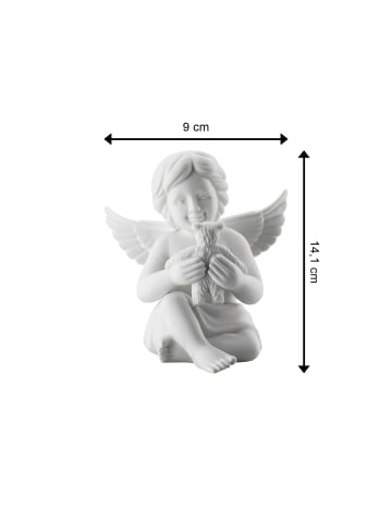 Rosenthal Engel mit Teddybär Angels 14,1 cm in weiß