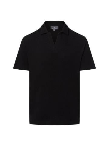 Nils Sundström Poloshirt in schwarz