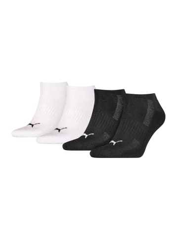 Puma Socken 4er Pack in Schwarz/Weiß