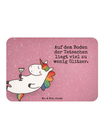 Mr. & Mrs. Panda Magnet Einhorn Blümchentail Design mit Spruch in Weiß