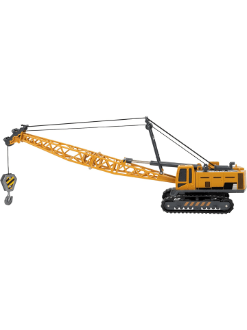 Toi-Toys Metal World Spielzeugfahrzeug Raupenkranwagen Maßstab 1:55 in gelb