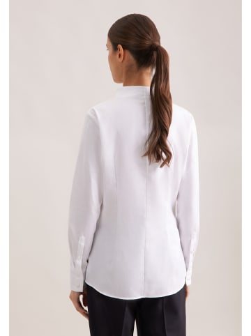 Seidensticker Kelchkragenbluse Slim in Weiß