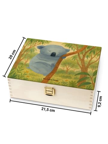 Mr. & Mrs. Panda Teeaufbewahrung Koalabär Design ohne Spruch in Weiß