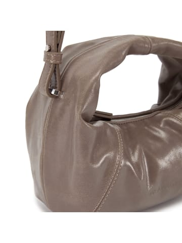 Les Visionnaires Greta Schultertasche Leder 20 cm vanilla latte