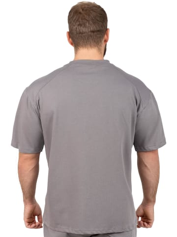 Reichstadt Herren Oversized T-Shirt in Dark Grey