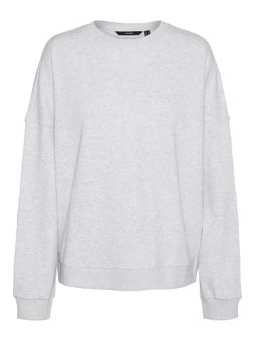 Vero Moda Bluse in Super Light Grey Melange