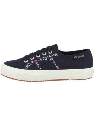 Superga Sneaker low 2750 Little Flower Embroidery in blau