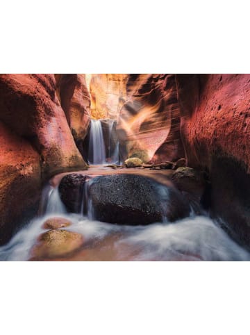 Ravensburger Puzzle 1.500 Teile Erwachsenenpuzzle  Power of Nature 1500 Teile - Der Wasserfall im Red Canyon Ab 14 Jahre in bunt