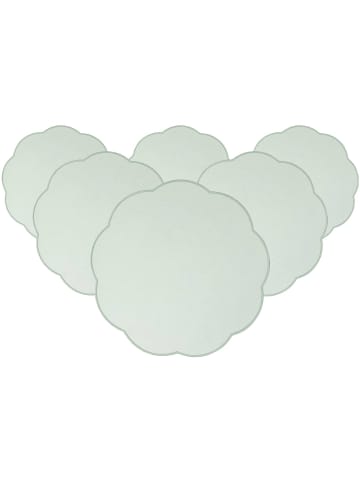 Villeroy & Boch 6er Set Platzsets Fleur Accessoires ø 40 cm in grün