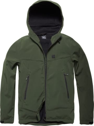 Vintage Industries Softshelljacke in Grün