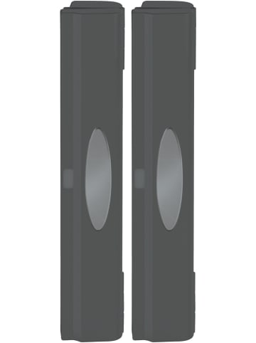 Wenko Folienschneider Perfect Cutter L Anthrazit 2er Set, Folienschneider Mod. Perfect Cutter Anthrazit, 2er Set in Grau