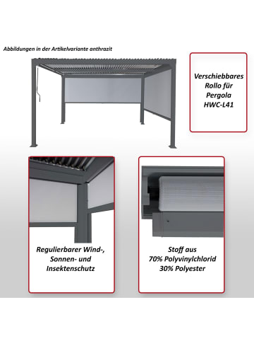 MCW Seitenwand für Pergola L41, Anthrazit