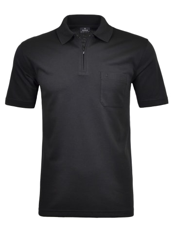 Ragman Polo in schwarz