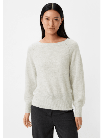 comma Strickpullover langarm in Grau