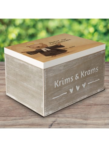 Mr. & Mrs. Panda Holzkiste mit Deckel Pastor Leidenschaft Design... in Weiß