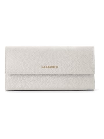 Lazarotti Bologna Leather Geldbörse Leder 19 cm in cream
