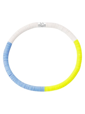 Glanzstücke München Armband aus Sterling Silber mit Heishi Perlen in silber