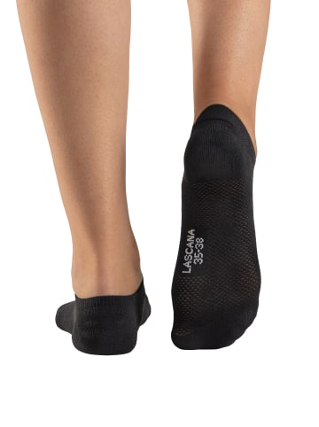 LASCANA ACTIVE Sneakersocken in 7x schwarz