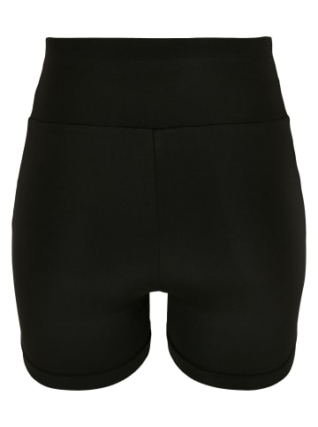 Urban Classics Urban Classics Damen Ladies Recycled High Waist Cycle Hot Pants in black