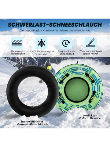 COSTWAY Schlitten Ø100cm Aufblasbar in Andere