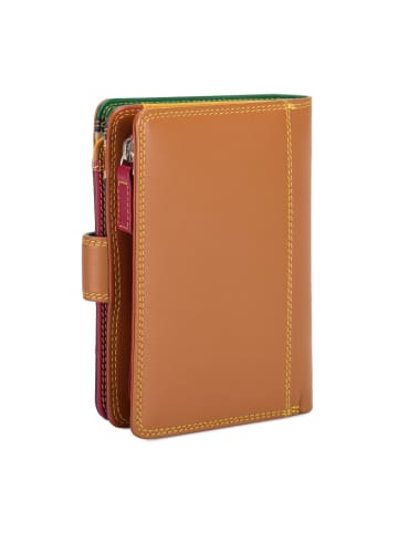 MYWALIT Medium Snap Wallet Geldbörse Leder 13 cm in bosco